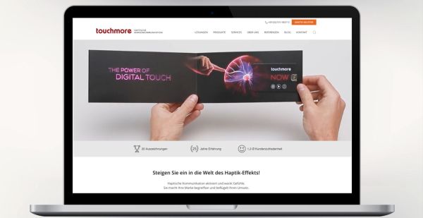 touchmore - Touchmore: Neue Website